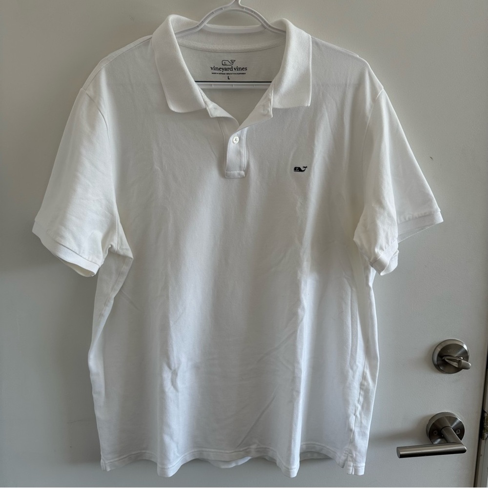 Vineyard Vines Men's White Polo Shirt
